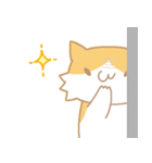 長毛にゃんこ/レッドタビー＆ホワイト（個別スタンプ：23）