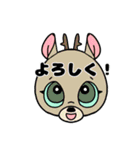 カラフルな動物キャラ（個別スタンプ：11）