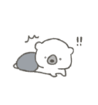 けなげな白くま はびくん（個別スタンプ：12）