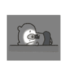 けなげな白くま はびくん（個別スタンプ：14）