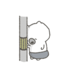 けなげな白くま はびくん（個別スタンプ：16）