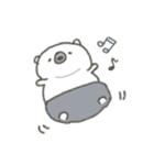 けなげな白くま はびくん（個別スタンプ：17）