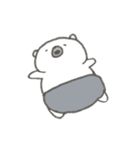 けなげな白くま はびくん（個別スタンプ：18）
