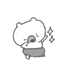 けなげな白くま はびくん（個別スタンプ：23）