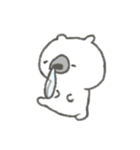 けなげな白くま はびくん（個別スタンプ：24）