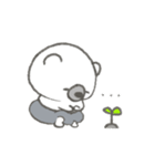 けなげな白くま はびくん（個別スタンプ：30）