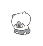 けなげな白くま はびくん（個別スタンプ：32）