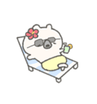 けなげな白くま はびくん（個別スタンプ：33）