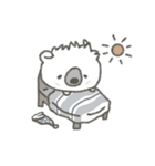 けなげな白くま はびくん（個別スタンプ：40）