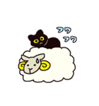 黒猫とオノマトペスタンプ（個別スタンプ：38）