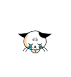 黒ブチにゃん（個別スタンプ：12）