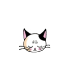 黒ブチにゃん（個別スタンプ：13）
