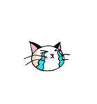 黒ブチにゃん（個別スタンプ：14）
