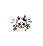 黒ブチにゃん（個別スタンプ：26）