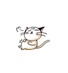 黒ブチにゃん（個別スタンプ：28）