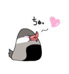 おにぎり文鳥。（個別スタンプ：15）