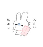 働きたくないうさぎ（個別スタンプ：27）