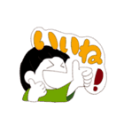 黒髪スタンプ（個別スタンプ：5）