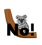 誇張された動物達（個別スタンプ：4）