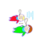 ふたごの兄弟とトラ（個別スタンプ：32）