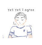 韓国の高校生（個別スタンプ：8）