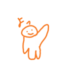 オレンジの可愛いやつ（個別スタンプ：2）