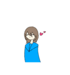 ゆるっとおんなのこたち（個別スタンプ：4）