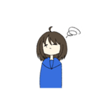 ゆるっとおんなのこたち（個別スタンプ：5）