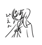 ゆるっとおんなのこたち（個別スタンプ：8）