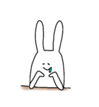 なんかよだれがすごいうさぎ（個別スタンプ：6）