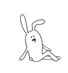 なんかよだれがすごいうさぎ（個別スタンプ：7）