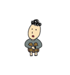 シンプルな人たち（個別スタンプ：5）