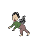 シンプルな人たち（個別スタンプ：7）