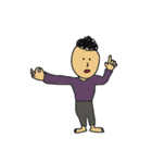 シンプルな人たち（個別スタンプ：15）