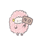 ふわふわひつじちゃんず（個別スタンプ：4）