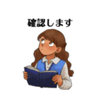 エブリデイ敬語女子（個別スタンプ：3）