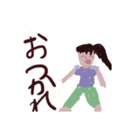 子供の手書きかわいいスタンプ（個別スタンプ：3）