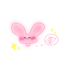 ふわふわ♡まめうさちゃん（個別スタンプ：9）