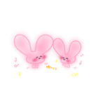 ふわふわ♡まめうさちゃん（個別スタンプ：12）