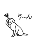 ゆるめの いぬ たち（個別スタンプ：38）