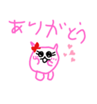 フルーにゃ！6歳が作ったキャラです（個別スタンプ：3）