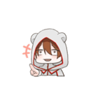 隣の黒月くん（個別スタンプ：4）