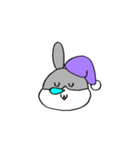 うさぎのまん丸くん（個別スタンプ：3）