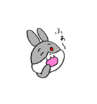 うさぎのまん丸くん（個別スタンプ：11）