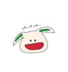 えだまめうさぎ（個別スタンプ：3）