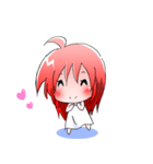 赤髪の小さい女の子（個別スタンプ：7）