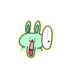 顎外れうさぎ（個別スタンプ：10）