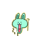 顎外れうさぎ（個別スタンプ：12）