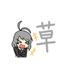銀髪少女と金髪少女のすたんぷ（個別スタンプ：5）
