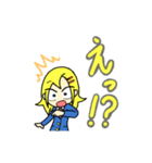 銀髪少女と金髪少女のすたんぷ（個別スタンプ：24）